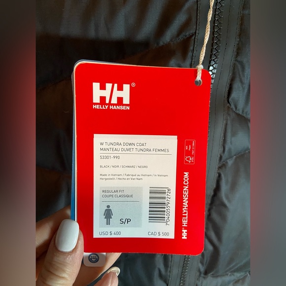 Brand new with tags Helly Hansen “W Tundra Down Coat” in Black. - Picture 3 of 8